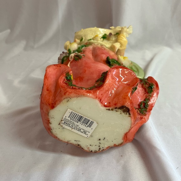 Vibrant Angel Figurine with Floral Accents - Picture 2 of 8